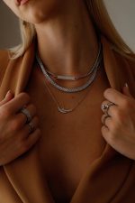 Avenue Necklace Silver $85.00-4