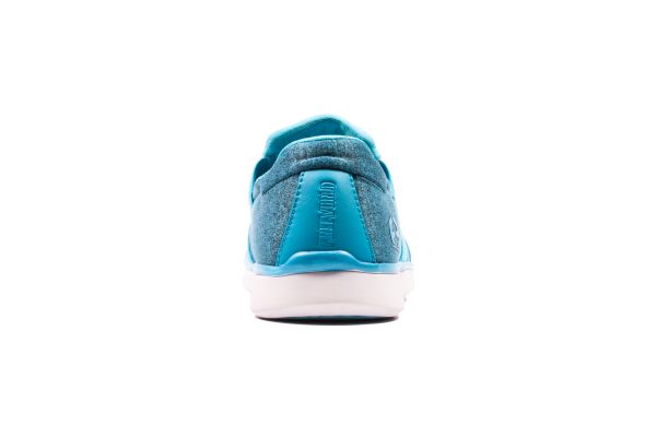 WOMENS TIPTOE SLIP-ON SNEAKER - SKY BLUE